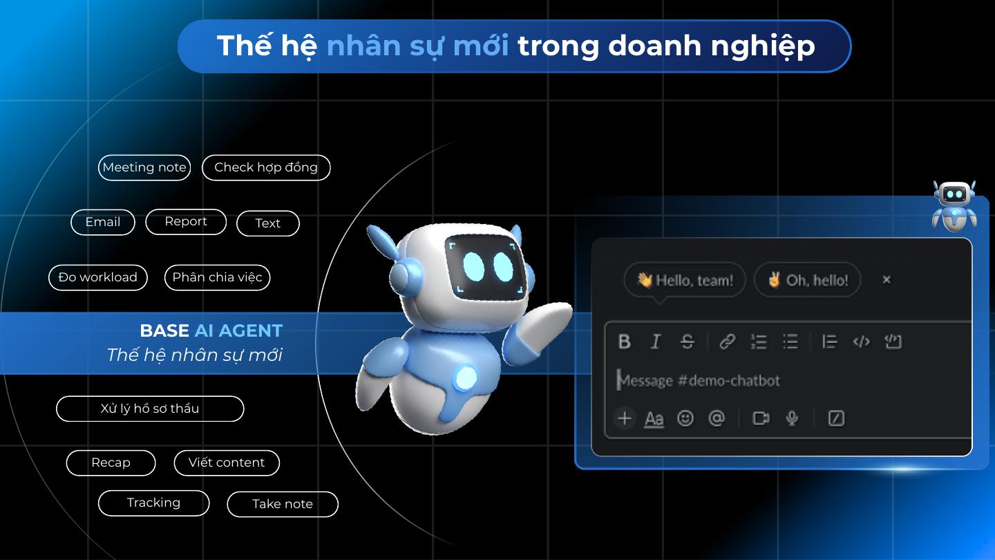 Base AI Agent: Thế hệ nhân sự mới trong doanh nghiệp